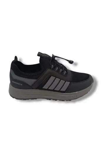İnfinity 4266-25 Anorak Slip On Erkek Sneaker Siyah Füme