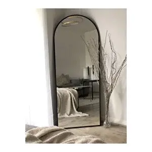 Enc Home Metal Ayaklı Siyah Boy Aynası 180x70