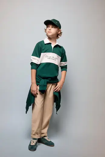 %100 Pamuk Regular Fit Düz Paça Pantolon Erkek Çocuk