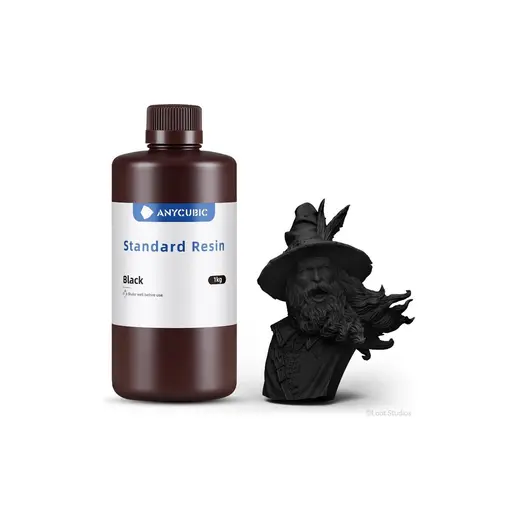 Anycubic Standart Uv Reçine 1kg Siyah