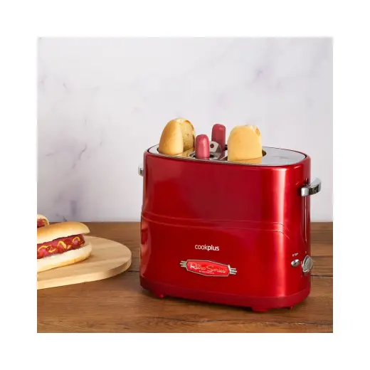 Cookplus Mutfaksever 2li Sosisli Sandviç (Hot Dog) Yapma Makinesi