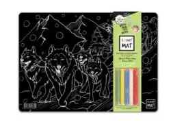 Funny Mat Kızak Köpekleri - Uçurtmalar 2 Paket 5`li Tebeşirli
