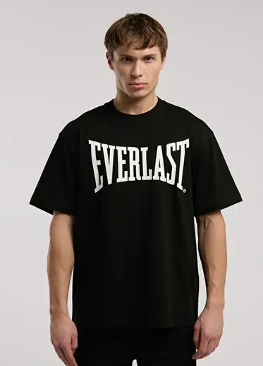 Siyah Classics Comfort Logo Kısa Kollu Erkek T-Shirt
