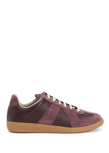 Replica Bordo Kadın Deri Sneaker