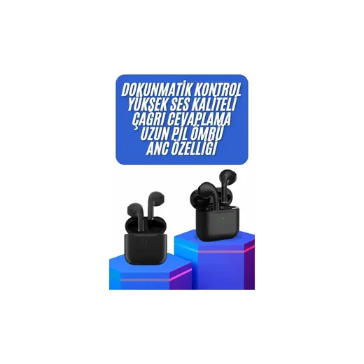 sbodurhome Kablosuz Bluetooth Kulaklık Tws Pro5 Kulaklık Anc Özelliği Dokunmatik Kontrol