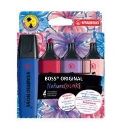 Stabilo Boss Wildflower - 4`Lü Paket