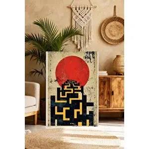 Mgi Design Premium Kalite Modern Sanat Tablosu Vintage Etkili Kanvas Tablo Lüks Duvar Sanatı | Modern Duvar Dekoru | Salon, Yatak Odası Ve Ofis İçin | Sanatsal Ev Dekorasyonu 50x70 cm