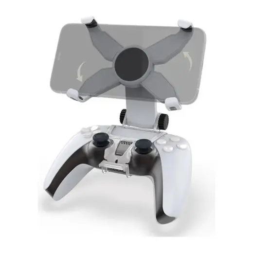 Comse PS5 DualSense Telefon Tutucu Stand Ergonomik Tasarım 70-135 mm Güvenli Sabitleme Siyah