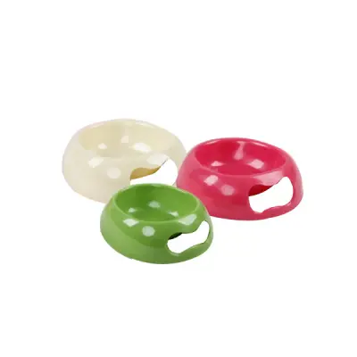 Pawise Köpekler için Melamin Mama ve Su Kabı 18cm 1200ml [L] (Karışık Renkli)