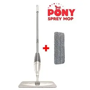 Pony Sprey Mop + Yedek Mop Set Krem