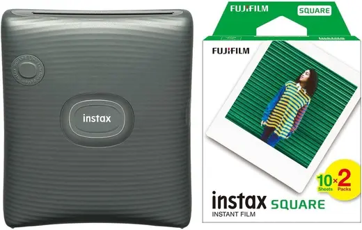 Instax SQ Link Yeşil Ex D Akıllı Telefon Yazıcısı ve 20'li Film