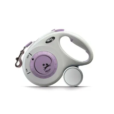 Flexi Select Otomatik Şerit Köpek Gezdirme Kayışı 7m [M] (Lila)