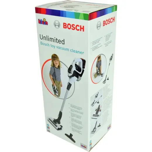 Aesco Bosch Oyuncak Sesli Işıklı Beyaz Elektrik Süpürgesi - S00006812