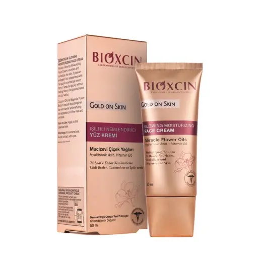 Bioxcin Gold On Skin Işıltılı Nemlendirici Yüz Kremi 50 ml