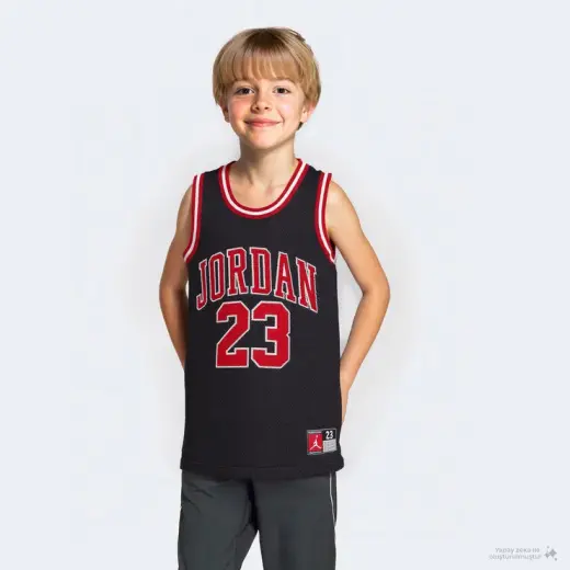 Jordan Jumpman 23 Çocuk Siyah Basketbol Forması