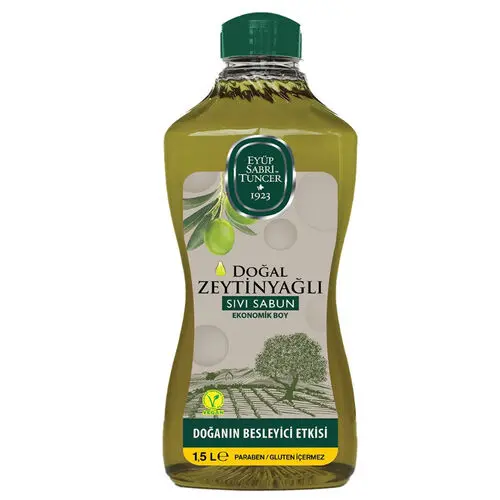 Eyüp Sabri Tuncer Doğal Zeytinyağlı Sıvı Sabun Ekonomik Boy 1.5 L