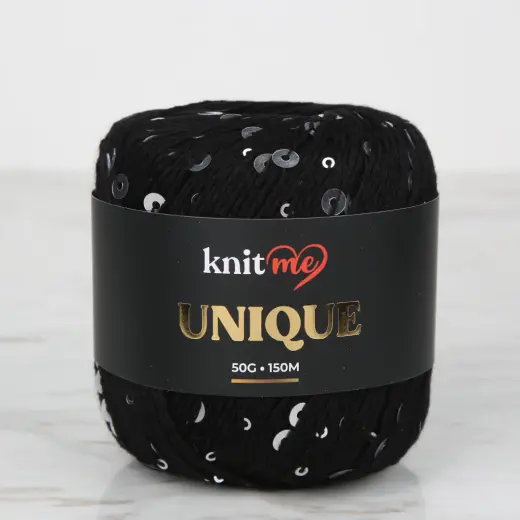 Knitme UNIQUE Siyah El Örgü İpi - 6