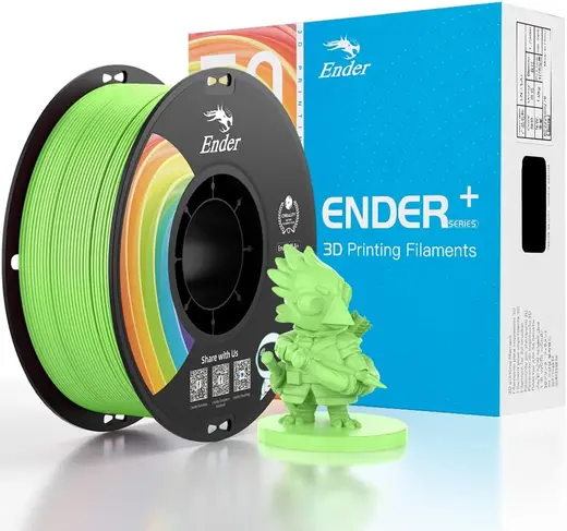 Creality Resmi 3D Yazıcı Filament Ender PLA Pro Filament, PLA+ 3D Baskı Filamenti, Dayanıklı ve Dayanıklı, Boyutsal Doğruluk +/-0,02 mm, 1,04 kg/Makara (EP+-Elma Yeşili, Ender PLA Pro-1KG)