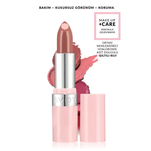 Avon Make Up +Care Hydramatic Işıltılı Ruj Mauve Creme