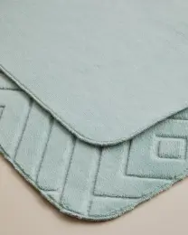 Twillow Kaydırmaz Taban Banyo Paspası Seti Su Yeşili 4