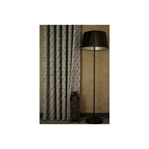Vivense Helezoni̇k Desen Orta Sik Pi̇le Fon Perde, Antrasi̇t, 60x260