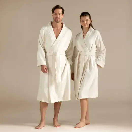 Pıanta Bambu Unısex Bornoz Natural