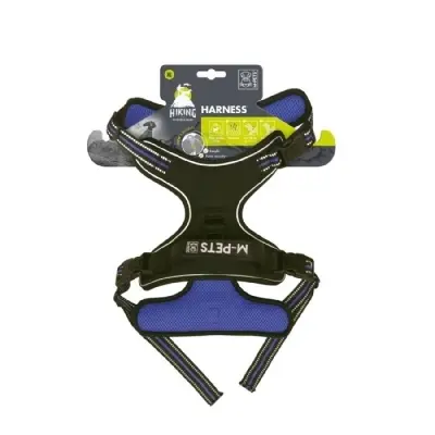 M-Pets Hiking Reflektörlü Köpek Göğüs Tasması 50-110cm (Mavi) [XL]