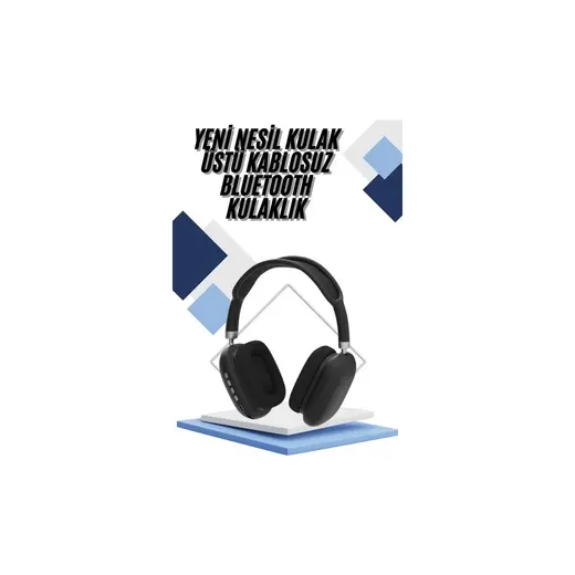 ANC Özellikli Bluetooth Kablosuz Kulak Üstü Kulaklık