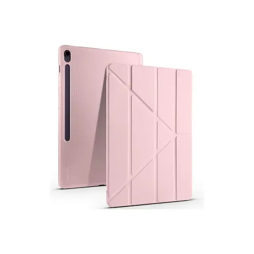 Sneezy Samsung Galaxy Tab S10 Fe Plus SM-X620 13.1 Inç Uyumlu Katlanabilir Kalemlikli Standlı Akıllı Kılıf