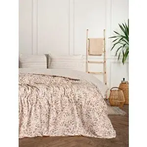 Cotton Box Flanel Tek Kişilik Nevresim Takımı Roof Yeşil