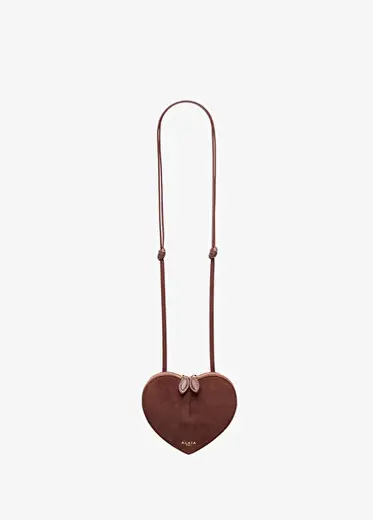 Le Coeur Mini Kahverengi Kadın Süet Çanta