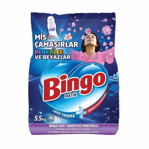 Bingo Renkliler Ve Beyazlar İçin Toz Deterjan 5,5 Kg