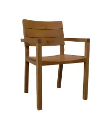 Tik Ağacı Bahçe Sandalye(58x57x88 Cm) 3