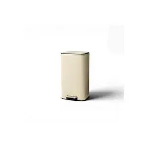 VİVAREL Square Krem Pedallı Çöp Kovası 30 L 1140 Krem