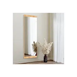Nysamo 120 Cm Safir Meşe Duvar Salon Antre Hol Koridor Mutfak Banyo Ofis Aynası