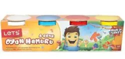 LETS 4 Renk Oyun Hamuru 226 g