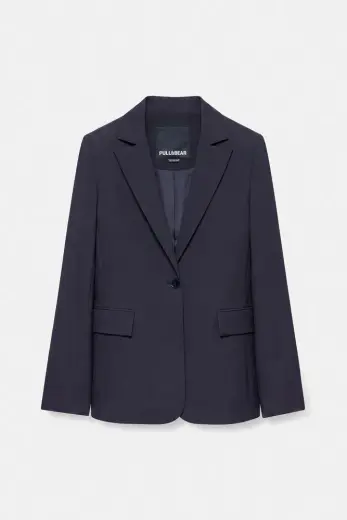BASIC blazer Koyu lacivert