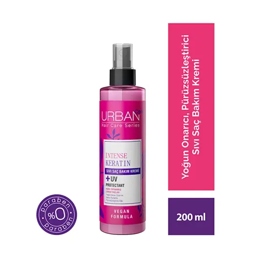 Urban Care Intense & Keratin Hasar Onarımı ve Parlaklık Veren Sıvı Saç Bakım Kremi 200 ml