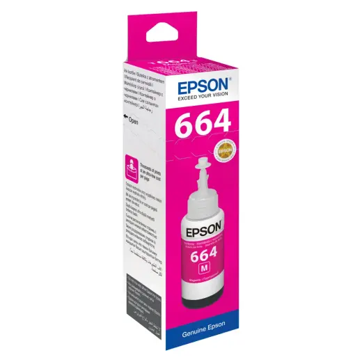 Epson T6643 L100/L200 70ml Kırmızı Mürekkep