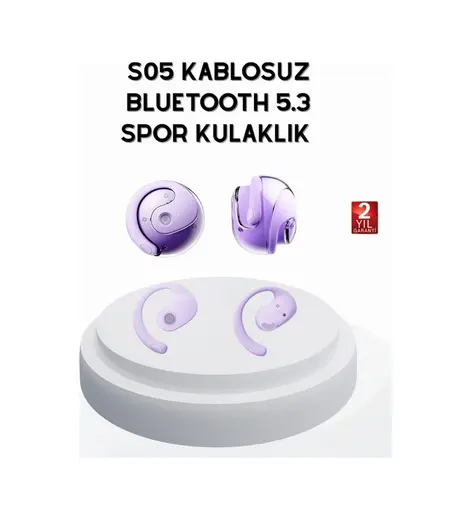 S05 - 529 - Bluetooth 5.3 Kulaklık Ipx4 Su Geçirmez Hızlı Eşleşme Güçlü - Csmo-tex - Stereo Ses