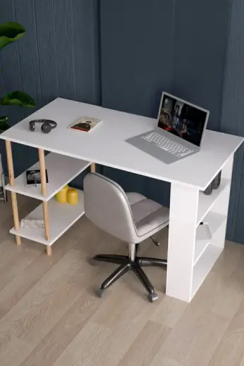 Intergo Bold Çalışma Masası Beyaz