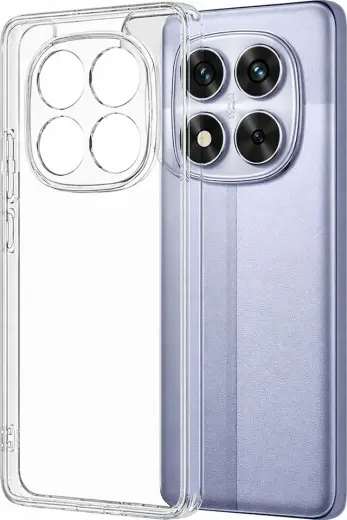 Redmi Note 14 Pro 4G - 5G / Note 14 Pro Plus 5G Uyumlu Kılıf Şeffaf Kamera Korumalı 3d