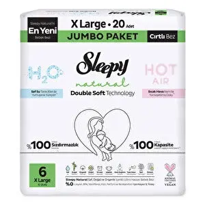 Double Soft Natural 6 Beden 20 Adet