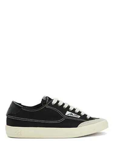 Windscape Siyah Kadın Kanvas Sneaker