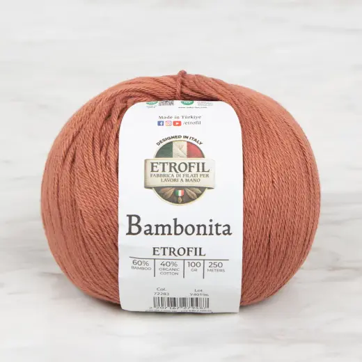 Etrofil Bambonita Tarçın El Örgü İpi - 72283