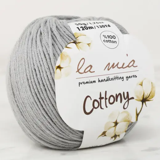 La Mia Cottony Gri Bebek El Örgü İpi - L020