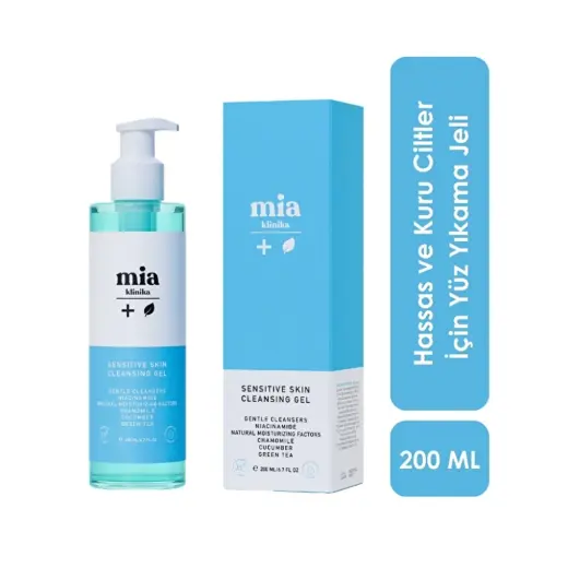 Mia Klinika Hassas ve Kuru Ciltler İçin Yüz Yıkama Jeli 200 ml