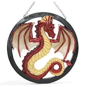 evimdeyokyok Evimdeyokyok Duvara Asmalı Polyester Dragon Pano Alk2345 T20
