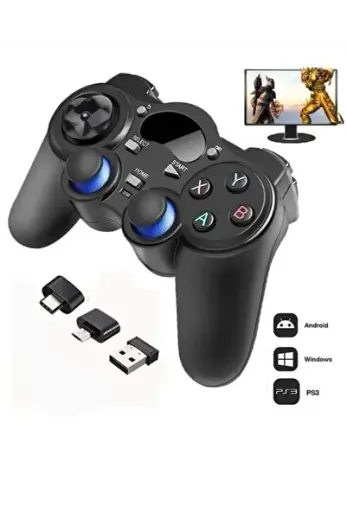 2.4g Wireless Gamepad Kablosuz Oyun Kolu Otg Pc Ps3 Android Tv Tablet Uyumlu
