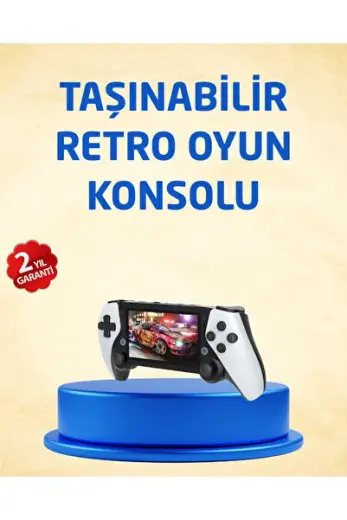 Mey İthalat® 3D Ekranlı Mini Oyun Konsolu + Multimedya